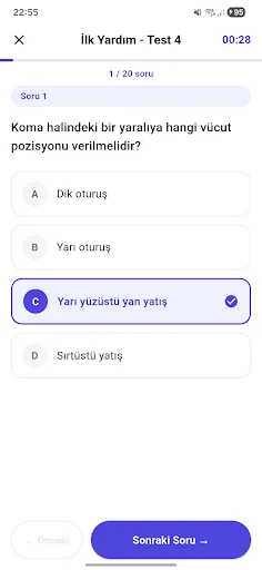 Hızlı Ehliyet: Sınav Soruları Android app screenshot 3