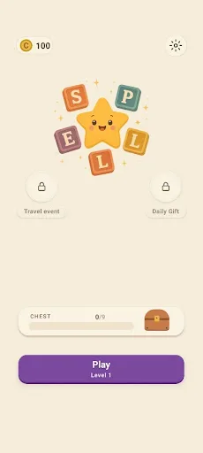 Spellsort: Magic Word Puzzle Android app screenshot 1
