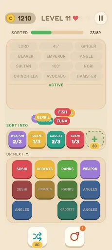 Spellsort: Magic Word Puzzle Android app screenshot 4