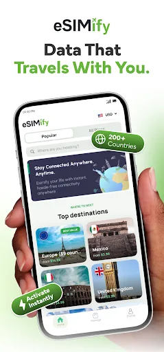 eSIMify Android app screenshot 1