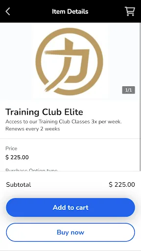 Essential Gyms Android app screenshot 4