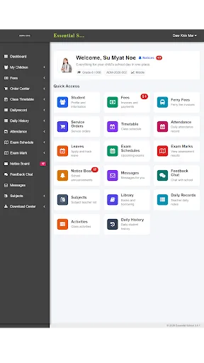 The FIrst International School Android app screenshot 3