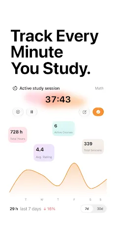 EstudyLog – Study Tracker Android app screenshot 1