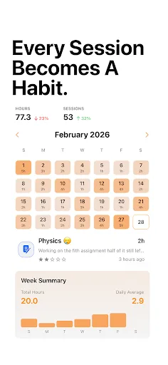 EstudyLog – Study Tracker Android app screenshot 2