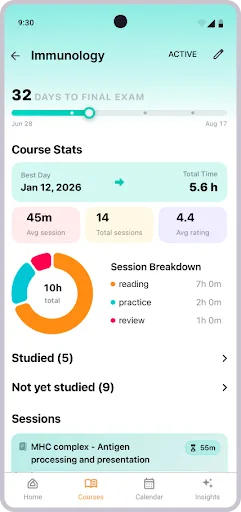 EstudyLog – Study Tracker Android app screenshot 5