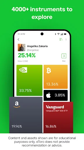 eToro: Trade. Invest. Connect. Android app screenshot 2