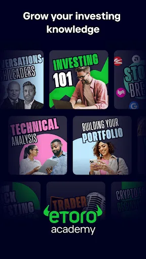 eToro: Trade. Invest. Connect. Android app screenshot 5