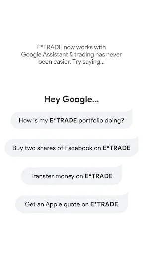 E*TRADE: Invest. Trade. Save. Android app screenshot 2