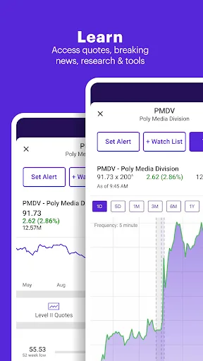 E*TRADE: Invest. Trade. Save. Android app screenshot 5