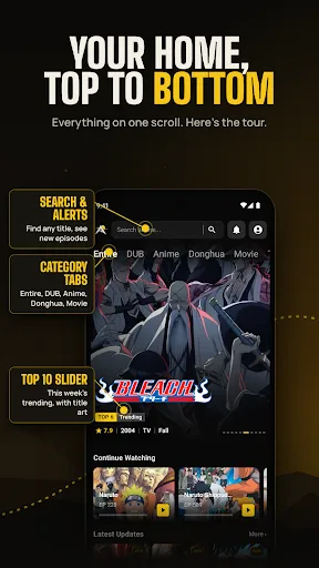 AniPeak - Anime TV SUB & DUB Android app screenshot 3