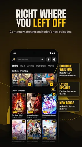 AniPeak - Anime TV SUB & DUB Android app screenshot 4