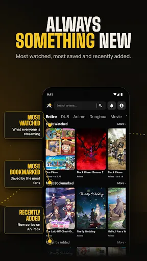 AniPeak - Anime TV SUB & DUB Android app screenshot 5