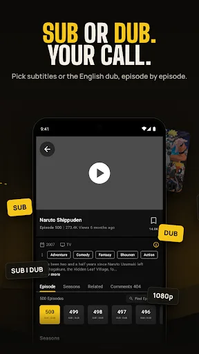 AniPeak - Anime TV SUB & DUB Android app screenshot 6