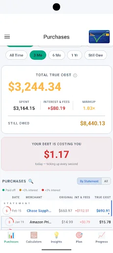 Pay Down: Credit Card Payoff Android app screenshot 1