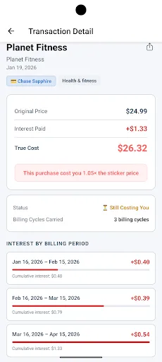 Pay Down: Credit Card Payoff Android app screenshot 2