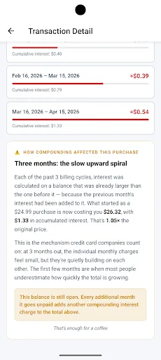 Pay Down: Credit Card Payoff Android app screenshot 3