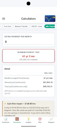Pay Down: Credit Card Payoff Android app screenshot 4