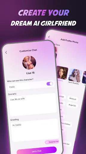 Dream Lovers: AI Romance Chat Android app screenshot 5