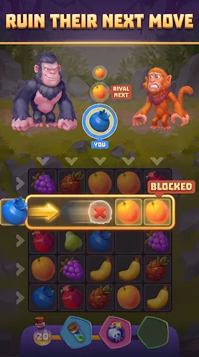 Funky Monkey: PvP Match 3 Android app screenshot 2