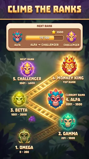Funky Monkey: PvP Match 3 Android app screenshot 6