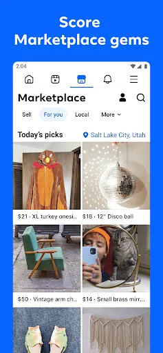 Facebook Android app screenshot 1