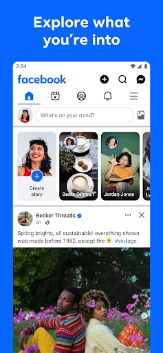 Facebook Android app screenshot 4