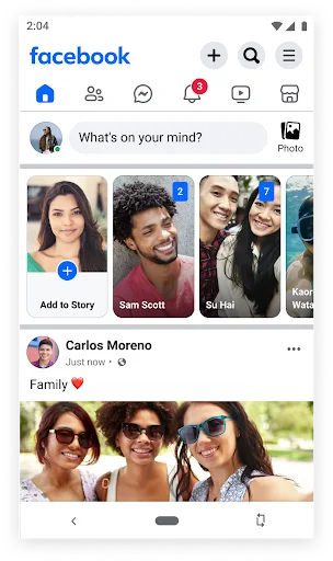 Facebook Lite Android app screenshot 1