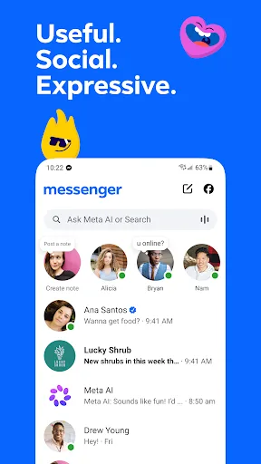 Messenger Android app screenshot 1