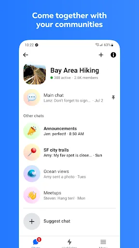 Messenger Android app screenshot 5