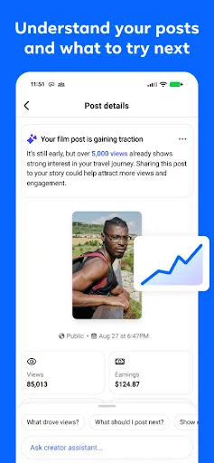 Facebook Creator Studio Android app screenshot 4