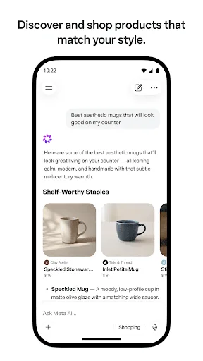 Meta AI Android app screenshot 2