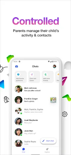 Messenger Kids – The Messaging Android app screenshot 3
