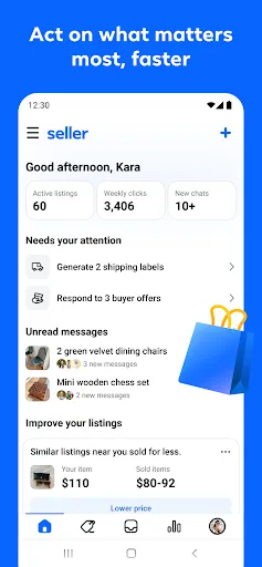 Seller, a Facebook app Android app screenshot 1