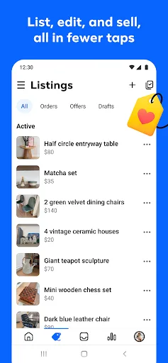 Seller, a Facebook app Android app screenshot 2