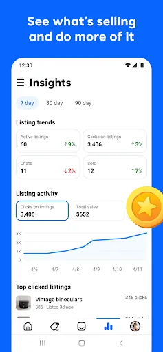 Seller, a Facebook app Android app screenshot 4