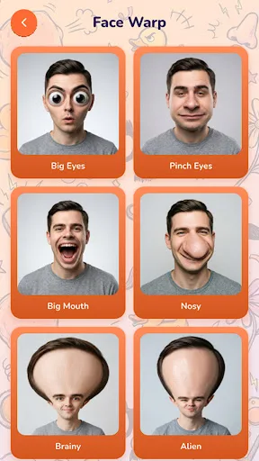LOLwarp: Funny Face Filter Android app screenshot 5