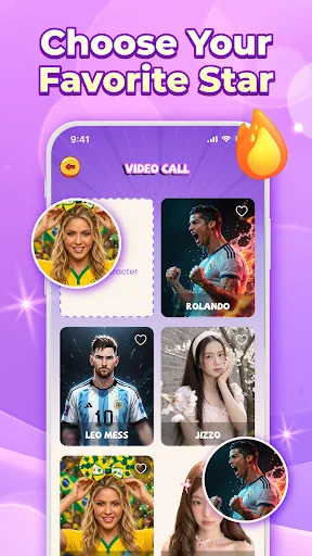 Idol Prank Call - Fake Chat Android app screenshot 2