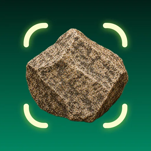 Rock Identifier: Crystal ID Android app icon