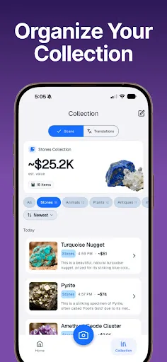 Rock Identifier: Crystal ID Android app screenshot 3