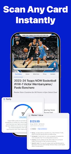 Sports Card Value Scanner Android app screenshot 2