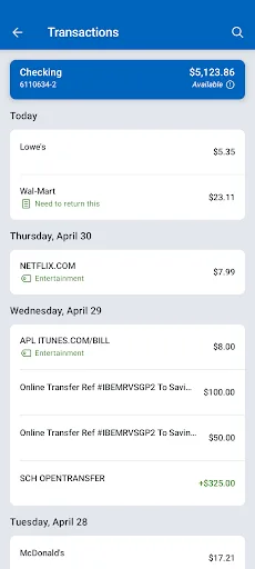 Farmers Nat'l Bank Canfield Android app screenshot 3