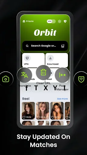 Orbit: Fast Private Browser Android app screenshot 4