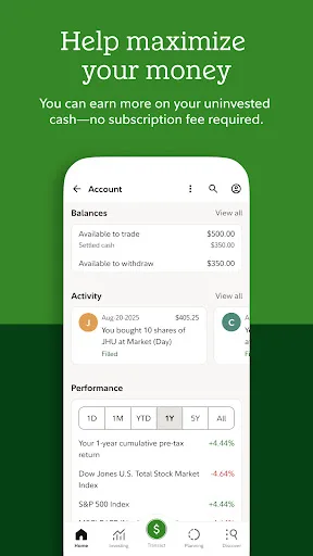 Fidelity Investments Android app screenshot 4