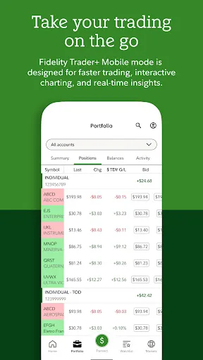Fidelity Investments Android app screenshot 5