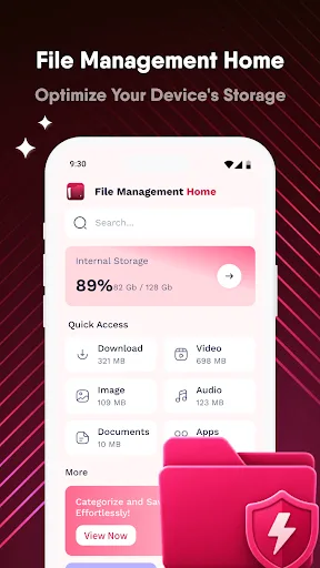 File Management Home Android app screenshot 1