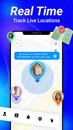 Find My Phone - GPS Tracker Android app screenshot 1