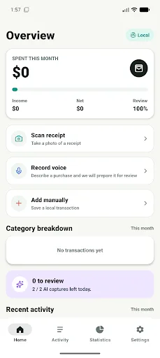 FinPilot Android app screenshot 1