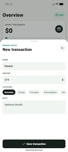 FinPilot Android app screenshot 2