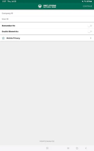 FirstCNB Business Android app screenshot 6