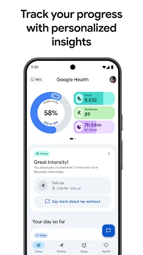 Google Health (Fitbit) Android app screenshot 1